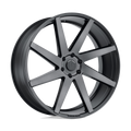 Status Wheels - BRUTE - Gunmetal - Carbon Graphite - 22" x 9.5", 30 Offset, 5x120 (Bolt Pattern), 76.1mm HUB