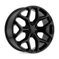 OE Creations - PR176 - Black - MATTE BLACK - 20" x 9", 24 Offset, 6x139.7 (Bolt Pattern), 78.1mm HUB