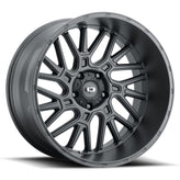 Vision Wheel Off-Road - 404 BRAWL - Black - Satin Black - 22" x 10", -19 Offset, 8x170 (Bolt Pattern), 125.2mm HUB