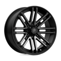 MSA Offroad Wheels - M40 ROGUE - Black - SATIN BLACK TITANIUM TINT - 16" x 7", 10 Offset, 4x137 (Bolt Pattern), 112.1mm HUB
