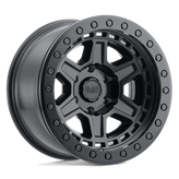 Black Rhino - RENO - Black - MATTE BLACK WITH BRASS BOLTS - 17" x 9", 0 Offset, 6x135 (Bolt Pattern), 87.1mm HUB