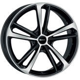 Mak Wheels - NURBURG - Black - BLACK MIRROR - 21" x 8.5", 33 Offset, 5x112 (Bolt Pattern), 66.5mm HUB