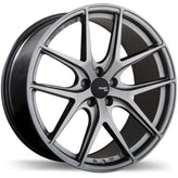 Fast Wheels - FC04 - Grey - Titanium - 18" x 9", 30 Offset, 5x100 (Bolt Pattern), 72.6mm HUB