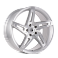 Touren - TF04 - Silver - BRUSHED SILVER - 20" x 10", 40 Offset, 5x120 (Bolt Pattern), 72.56mm HUB