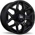 Fast HD - Thunder - Black - Matte Black - 17" x 8", 20 Offset, 5x115 (Bolt Pattern), 72.6mm HUB