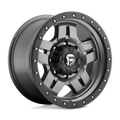 Fuel - D558 ANZA - Gunmetal - MATTE GUN METAL BLACK BEAD RING - 20" x 9", 1 Offset, 8x170 (Bolt Pattern), 125.1mm HUB