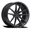 Konig - Oversteer - Black - Gloss Black - 17" x 8", 45 Offset, 5x100 (Bolt Pattern), 73.1mm HUB