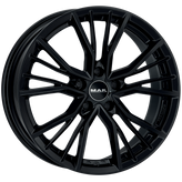 Mak Wheels - UNION - Black - GLOSS BLACK - 17" x 7", 48 Offset, 5x112 (Bolt Pattern), 57.1mm HUB