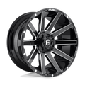 Fuel - D615 CONTRA - Black - GLOSS BLACK MILLED - 24" x 12", -44 Offset, 5x139.7, 150 (Bolt Pattern), 110.1mm HUB