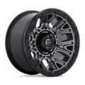 Fuel - D825 TRACTION - Gunmetal - MATTE GUNMETAL WITH BLACK RING - 20" x 10", -18 Offset, 5x127 (Bolt Pattern), 71.5mm HUB