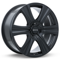 RTX Wheels - Aspen - Black - Satin Black - 18" x 8", 35 Offset, 5x150 (Bolt Pattern), 110.1mm HUB