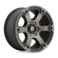 Fuel - D564 BEAST - Black - MATTE BLACK DOUBLE DARK TINT - 20" x 10", -18 Offset, 5x127 (Bolt Pattern), 78.1mm HUB