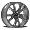 Euro Design - SRT - Gunmetal - Hyper Black - 20" x 9", 34 Offset, 5x127 (Bolt Pattern), 71.6mm HUB