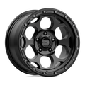 KMC Wheels - KM541 DIRTY HARRY - Black - TEXTURED BLACK - 17" x 8.5", 0 Offset, 6x139.7 (Bolt Pattern), 106.1mm HUB