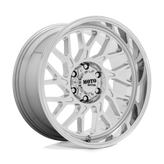 Moto Metal - MO805 - Chrome - CHROME - 20" x 10", -18 Offset, 8x170 (Bolt Pattern), 125.1mm HUB