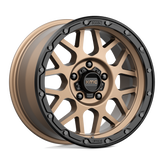 KMC Wheels - KM535 GRENADE OFF-ROAD - Bronze - MATTE BRONZE MATTE BLACK LIP - 17" x 9", 18 Offset, 5x127 (Bolt Pattern), 71.5mm HUB