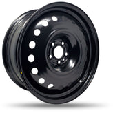 DTD - Steel - Black - Black - 18" x 7.5", 42 Offset, 5x108 (Bolt Pattern), 63.4mm HUB