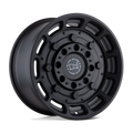 Black Rhino - WARTHOG - Black - MATTE BLACK - 17" x 8.5", 0 Offset, 6x135 (Bolt Pattern), 87.1mm HUB