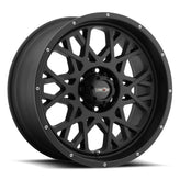 Vision Wheel Off-Road - 412 ROCKER - Black - Satin Black - 22" x 12", -51 Offset, 5x127 (Bolt Pattern), 78.1mm HUB