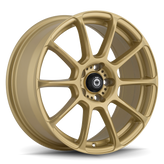 Konig - Runlite - Gold - Gold - 17" x 7.5", 45 Offset, 5x108 (Bolt Pattern), 73.1mm HUB