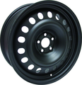Ceco - Steel Wheel - Black - Black - 17" x 6.5", 35 Offset, 5x98 (Bolt Pattern), 58.1mm HUB