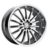 Mandrus - MILLENIUM - Chrome - CHROME - 20" x 9", 42 Offset, 5x112 (Bolt Pattern), 66.56mm HUB