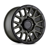 Black Rhino Powersports - LA PAZ UTV - OLIVE DRAB GREEN WITH BLACK LIP - 15" x 7", 51 Offset, 4x110 (Bolt Pattern), 80.2mm HUB