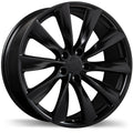 Replika - R241 - Black - Satin Black - 19" x 8.5", 40 Offset, 5x114.3 (Bolt Pattern), 64.1mm HUB