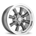 Konig - Rewind - Gunmetal - Graphite - 15" x 7", 20 Offset, 4x110 (Bolt Pattern), 73.1mm HUB