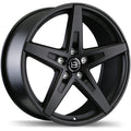 Braelin - BR08 - Black - Matte Black - 20" x 8.5", 35 Offset, 5x114.3 (Bolt Pattern), 70.6mm HUB