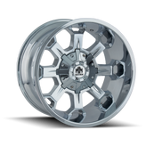 Mayhem - COMBAT - Chrome - CHROME - 17" x 9", -12 Offset, 5x114.3, 127 (Bolt Pattern), 87mm HUB