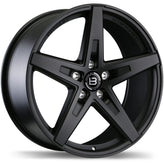 Braelin - BR08 - Black - Matte Black - 19" x 8.5", 45 Offset, 5x114.3 (Bolt Pattern), 59.6mm HUB