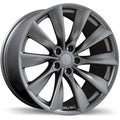 Replika - R241 - Gunmetal - Space Grey - 19" x 9.5", 45 Offset, 5x114.3 (Bolt Pattern), 70.2mm HUB