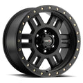 Vision Wheel Off-Road - 398 MANX - Black - Matte Black - 18" x 9", 18 Offset, 6x139.7 (Bolt Pattern), 106.2mm HUB