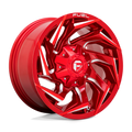 Fuel - D754 REACTION - CANDY RED MILLED - 20" x 9", 8 Offset, 6x120 (Bolt Pattern), 67.1mm HUB