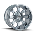 Mayhem - COMBAT - Chrome - CHROME - 17" x 9", 18 Offset, 5x114.3, 127 (Bolt Pattern), 87mm HUB