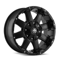 Mayhem - CHAOS - Black - MATTE BLACK - 20" x 9", -12 Offset, 5x127, 139.7 (Bolt Pattern), 87mm HUB