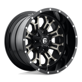 Fuel - D561 CRUSH - Black - GLOSS MACHINED DOUBLE DARK TINT - 20" x 9", 1 Offset, 6x135, 139.7 (Bolt Pattern), 106.1mm HUB