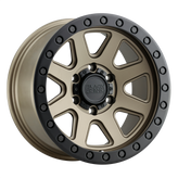 Black Rhino - BAKER - Gunmetal - MATTE BRONZE W/ BLACK RING - 18" x 9", -18 Offset, 5x127 (Bolt Pattern), 71.5mm HUB