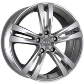 Mak Wheels - ZENITH - Silver - HYPER SILVER - 14" x 4.5", 39 Offset, 4x100 (Bolt Pattern), 54.1mm HUB