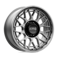 KMC Wheels - KM722 TECHNIC - Gunmetal - ANTHRACITE - 20" x 9", 18 Offset, 8x165.1 (Bolt Pattern), 125.1mm HUB