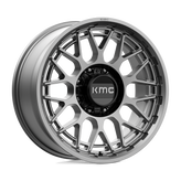 KMC Wheels - KM722 TECHNIC - Gunmetal - ANTHRACITE - 20" x 9", 18 Offset, 8x165.1 (Bolt Pattern), 125.1mm HUB