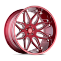Tuff Wheels - T3B - Candy Red - 26" x 14", -72 Offset, 5x127 (Bolt Pattern), 71.5mm HUB