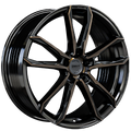 Envy Wheels - FF1BT - Black - BLACK TINT MACHINED FACE - 19" x 8", 40 Offset, 5x108 (Bolt Pattern), 63.4mm HUB