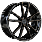 Envy Wheels - FF1BT - Black - BLACK TINT MACHINED FACE - 19" x 8", 40 Offset, 5x108 (Bolt Pattern), 63.4mm HUB