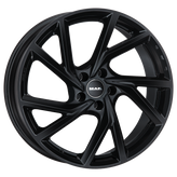 Mak Wheels - KASSEL - Black - GLOSS BLACK - 17" x 7.5", 40 Offset, 5x110 (Bolt Pattern), 65.1mm HUB