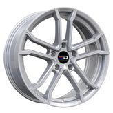 Euro Design - Monaco - Silver - Hyper silver - 17" x 7.5", 40 Offset, 5x114.3 (Bolt Pattern), 64.1mm HUB