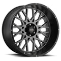 Vision Wheel Off-Road - 412 ROCKER - Black - Anthracite with Satin Black Lip - 24" x 12", -51 Offset, 5x139.7 (Bolt Pattern), 108mm HUB