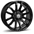 RSSW - Wired - Black - Satin Black - 17" x 7.5", 25 Offset, 6x135 (Bolt Pattern), 87.1mm HUB