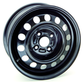 RTX Wheels - Steel Wheel - Black - Black - 14" x 5.5", 45 Offset, 4x100 (Bolt Pattern), 54.1mm HUB